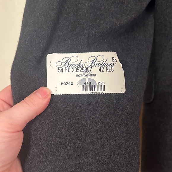 Brooks Brothers Dark Gray Men's Blazer - Picture 5 of 5